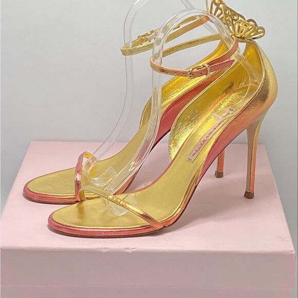 Sophia Webster Mariposa Metallic Leather Sandals size 41 - Picture 12 of 14
